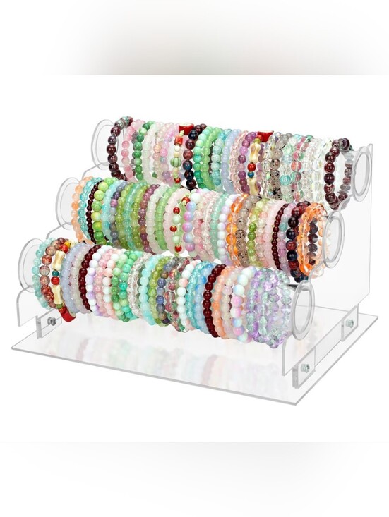 Jewelry - Acrylic 3 Tier Bracelet Holder, NEW